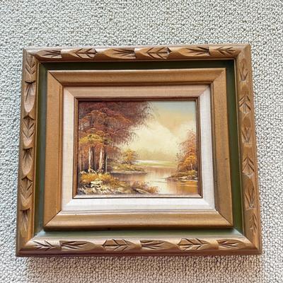 LOT 337F: Artist Signed Oil Painting