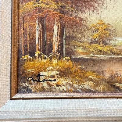 LOT 337F: Artist Signed Oil Painting
