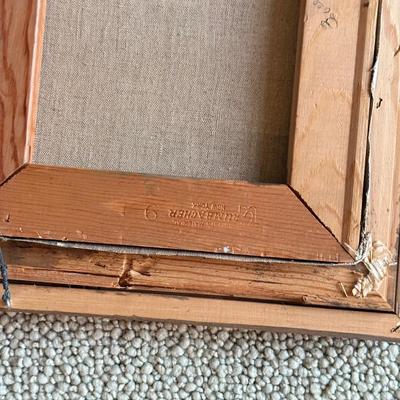 LOT 338F: Two Oil Paintings - one Signed & Frames