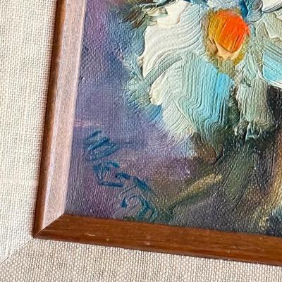 LOT 338F: Two Oil Paintings - one Signed & Frames