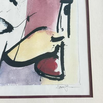 LOT 340F: Stephen Lucas Signed & Numbered Abstract Print 117/800