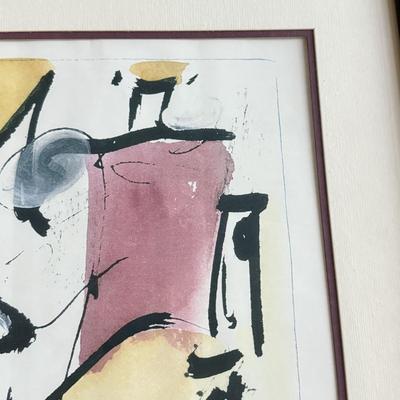 LOT 340F: Stephen Lucas Signed & Numbered Abstract Print 117/800