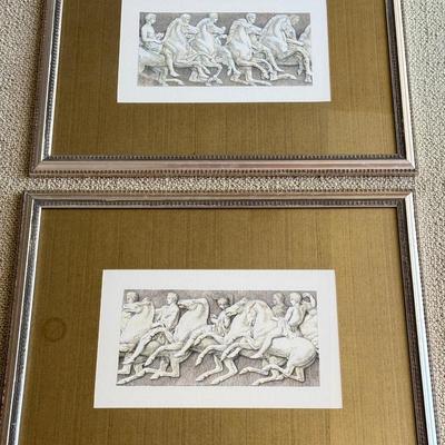 LOT 421D: 29.5 x 22.25 inch Neoclassical Engraving Prints