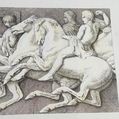 LOT 421D: 29.5 x 22.25 inch Neoclassical Engraving Prints