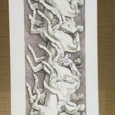 LOT 421D: 29.5 x 22.25 inch Neoclassical Engraving Prints