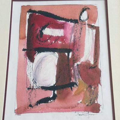 LOT 422F: Stephen Lucas Signed & Numbered 22/500 Abstract Art Print