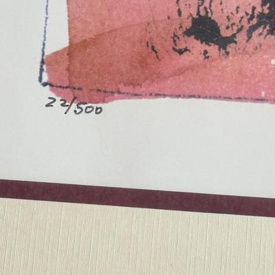 LOT 422F: Stephen Lucas Signed & Numbered 22/500 Abstract Art Print