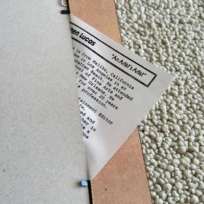 LOT 422F: Stephen Lucas Signed & Numbered 22/500 Abstract Art Print