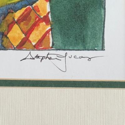 LOT 423F: Stephen Lucas Signed & Numbered 51/800 Abstract Art Print