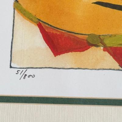 LOT 423F: Stephen Lucas Signed & Numbered 51/800 Abstract Art Print