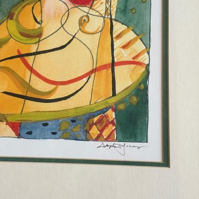 LOT 423F: Stephen Lucas Signed & Numbered 51/800 Abstract Art Print