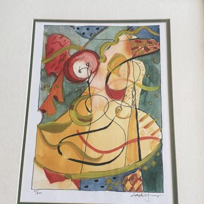 LOT 423F: Stephen Lucas Signed & Numbered 51/800 Abstract Art Print
