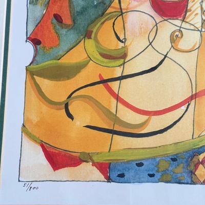 LOT 423F: Stephen Lucas Signed & Numbered 51/800 Abstract Art Print