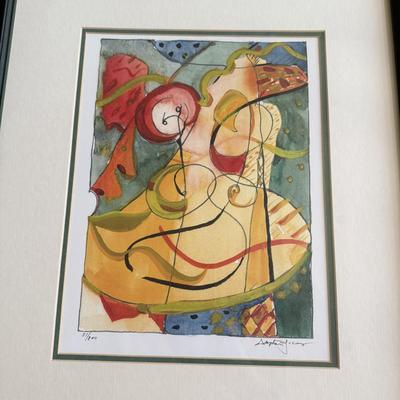 LOT 423F: Stephen Lucas Signed & Numbered 51/800 Abstract Art Print