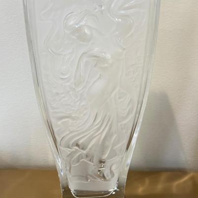 LOT 424F: Villeroy & Boch Crystal w/ Boxes, LaLique Vase & Corba Cristalleria Art Glass Vase