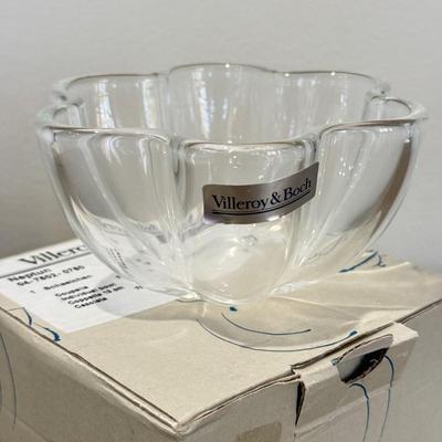 LOT 424F: Villeroy & Boch Crystal w/ Boxes, LaLique Vase & Corba Cristalleria Art Glass Vase