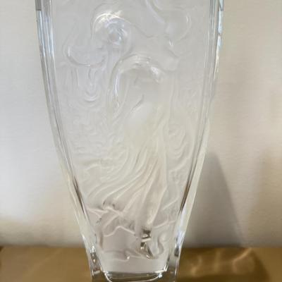 LOT 424F: Villeroy & Boch Crystal w/ Boxes, LaLique Vase & Corba Cristalleria Art Glass Vase