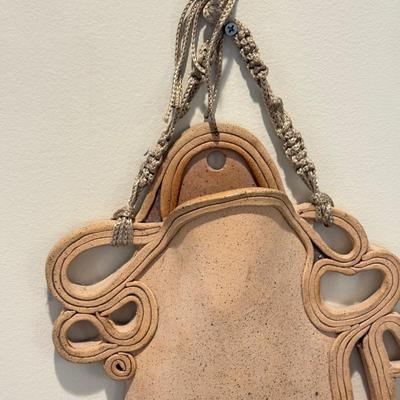 LOT 428K: Pair of Unique Unglazed Pottery Pieces