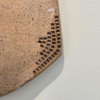 LOT 428K: Pair of Unique Unglazed Pottery Pieces