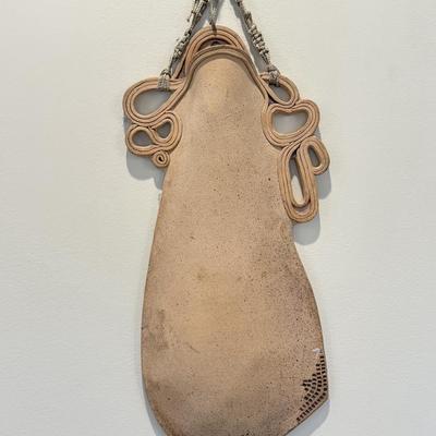 LOT 428K: Pair of Unique Unglazed Pottery Pieces