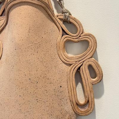 LOT 428K: Pair of Unique Unglazed Pottery Pieces