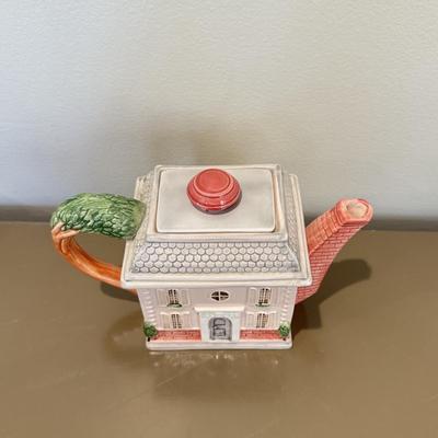 LOT 429F: 1986 Fitz & Floyd House Teapot, Berry L France Bird Plates & More