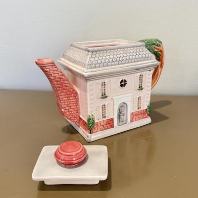 LOT 429F: 1986 Fitz & Floyd House Teapot, Berry L France Bird Plates & More