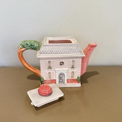 LOT 429F: 1986 Fitz & Floyd House Teapot, Berry L France Bird Plates & More