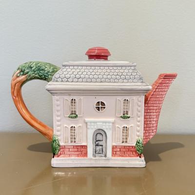 LOT 429F: 1986 Fitz & Floyd House Teapot, Berry L France Bird Plates & More