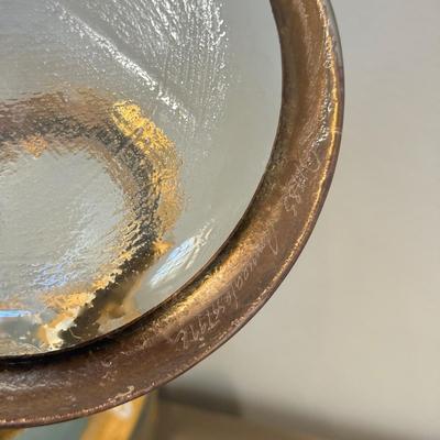 LOT 431L: Signed Annie Glass Heart Plates & More