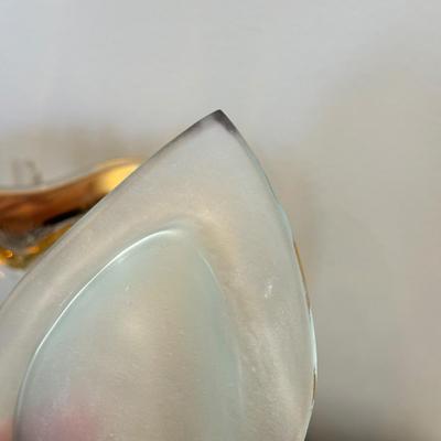 LOT 431L: Signed Annie Glass Heart Plates & More