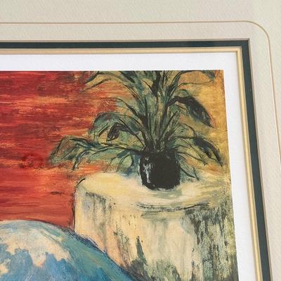 LOT 436F: Barbara Wood “Lazy Days” Signed & #42/495 Lithograph