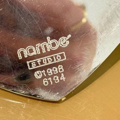 LOT 462F: Nambé Heart Dish, Paperweight, Heart Candles & More