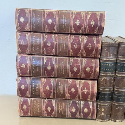 LOT 464F: Antique Books, Seiko Clock & Lions Head