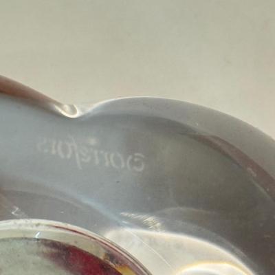 LOT 468F: I Heart You: Crystal Heart Bowls, Votives & Glass Coasters