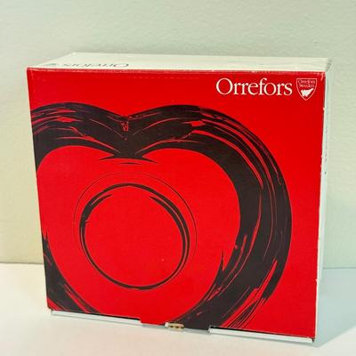 LOT 468F: I Heart You: Crystal Heart Bowls, Votives & Glass Coasters