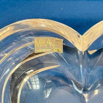 LOT 468F: I Heart You: Crystal Heart Bowls, Votives & Glass Coasters