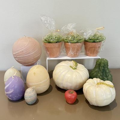 LOT 471F: Fun & Festive Shaped Candles