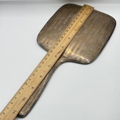 LOT 472J: Sterling Silver Hand Mirror (348g)