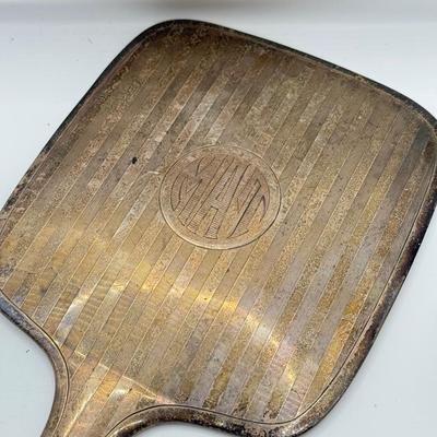 LOT 472J: Sterling Silver Hand Mirror (348g)