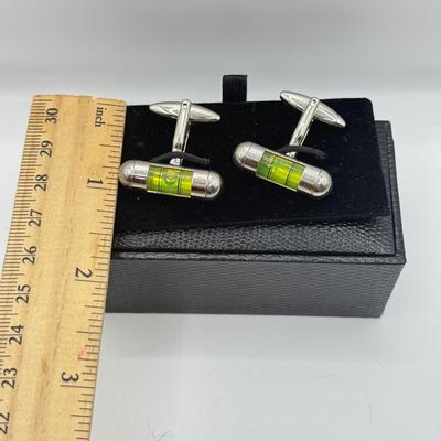 LOT 477J: Level Tool Cufflinks