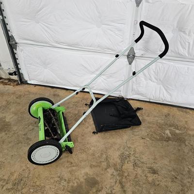 Greenhouse 16" Reel Mower w/Grass Catcher (G-JS)