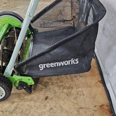 Greenhouse 16" Reel Mower w/Grass Catcher (G-JS)