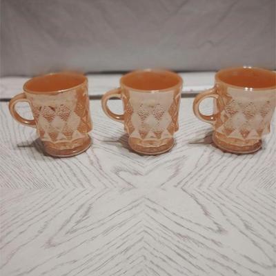 Vintage 3 Fire King Mugs