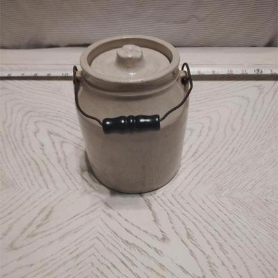 ceramic jar with lid