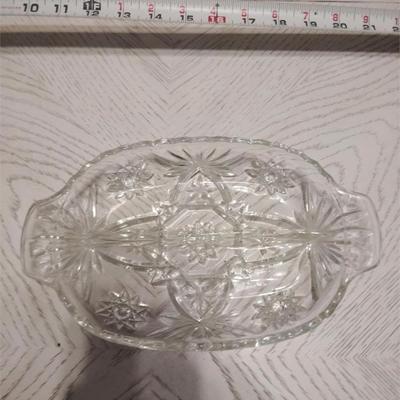 divided glass bowl