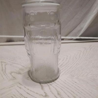 holiday glass jar with lid
