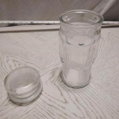 holiday glass jar with lid
