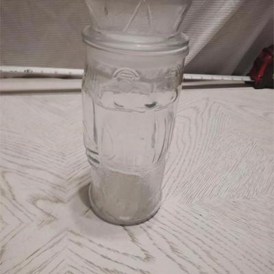 holiday glass jar with lid