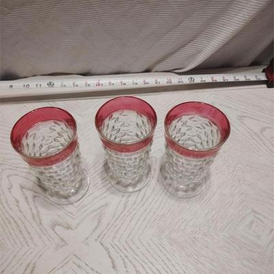 vintage glass cups